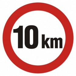 Ograniczenie prędkości 10km