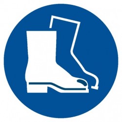 Nakaz stosowania ochrony stóp
