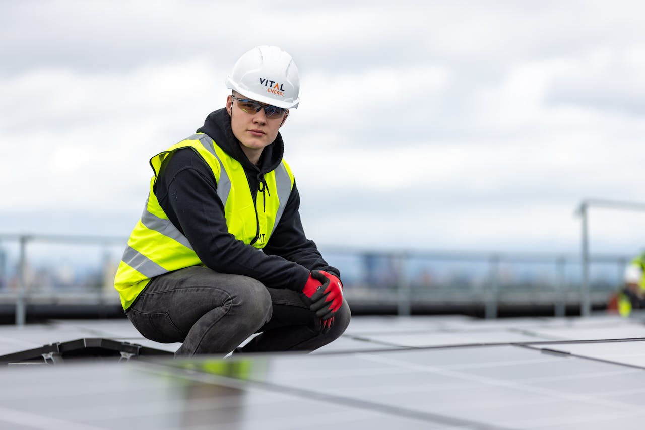 Man On a Building Site